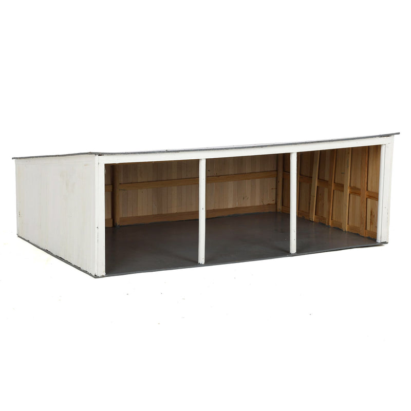 Custom Built White Farm Set with Barn, Equipment Sheds, Chicken House and Corn Crib