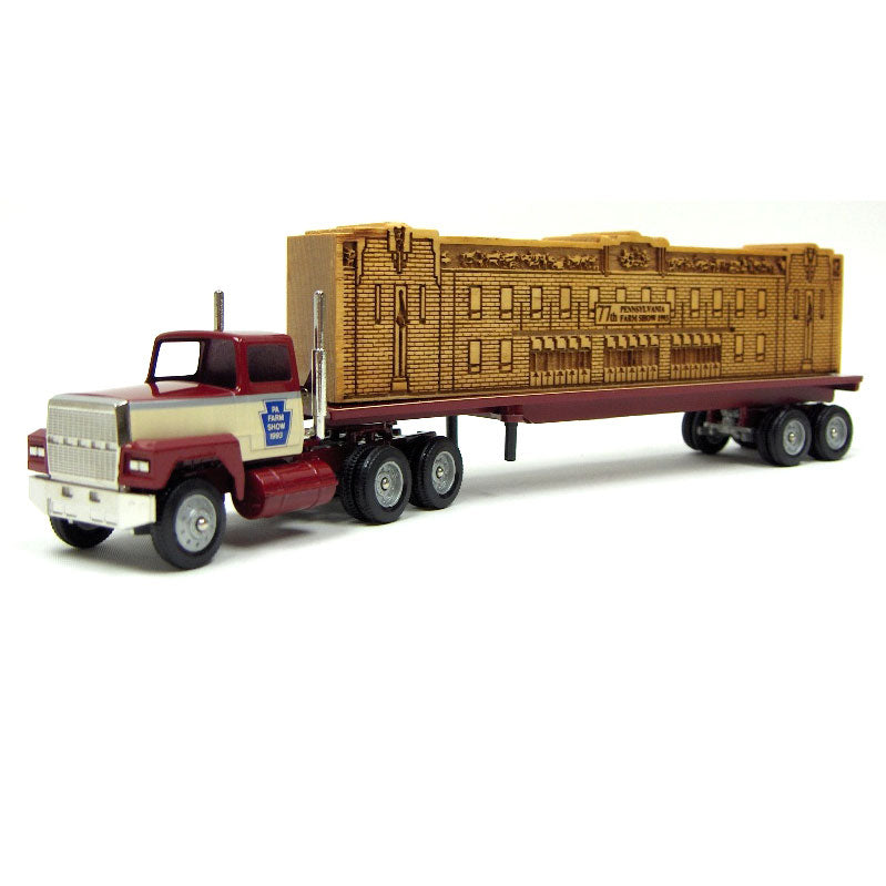 1993 Limited Edition Winross “PA Farm Show” featuring Flat Bed Trailer with Maple Wood Load