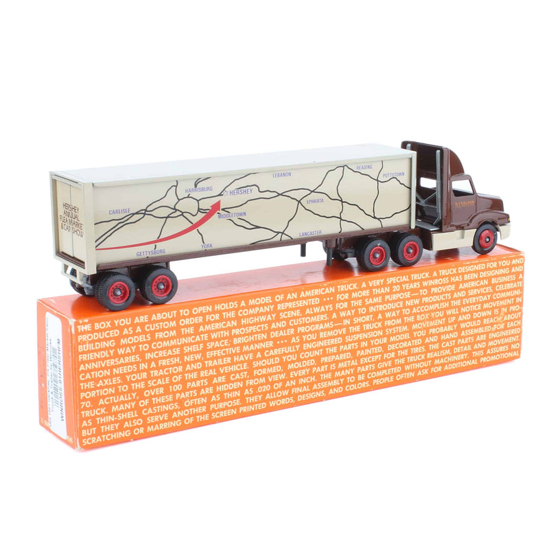 1/64 1991 Hershey, PA Flear Market Semi Truck & Trailer by Winross