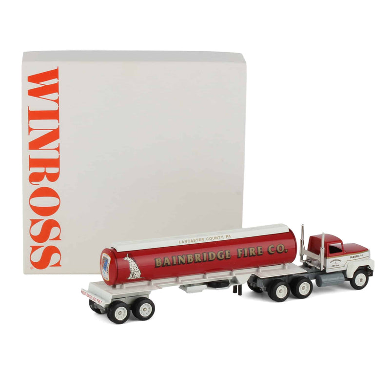 1/64 Bainbridge Fire Co. Semi Truck & Tanker Trailer by Winross