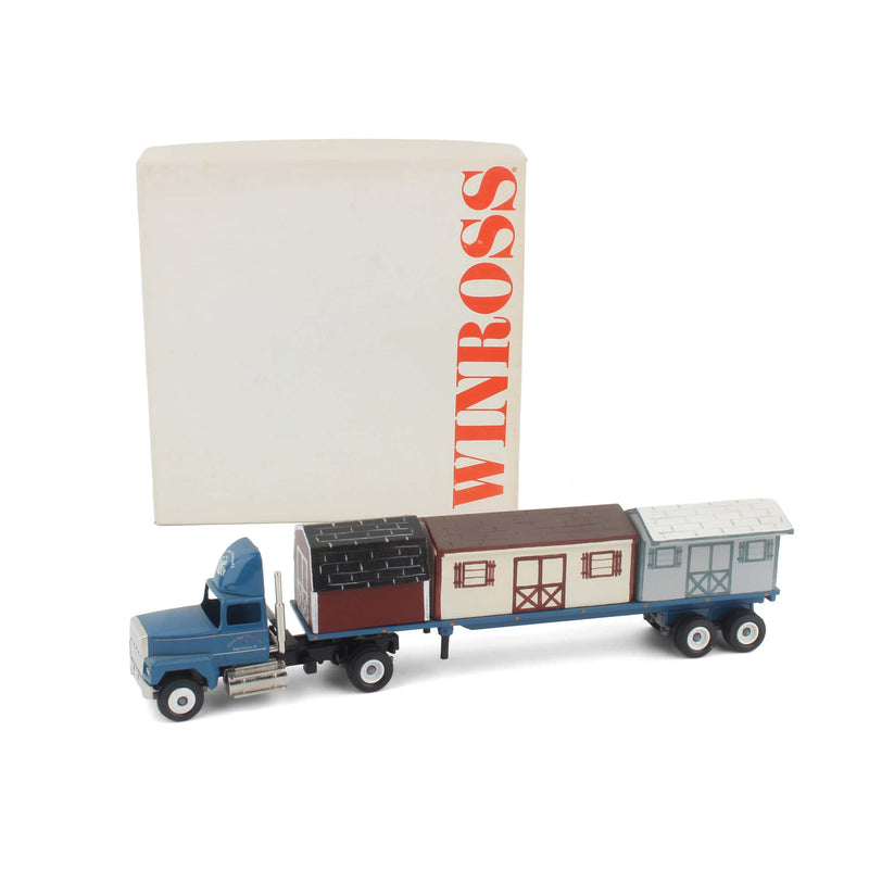 1/64 Black Bear Structures Semi Truck & Amish Shed Trailer Load by Winross