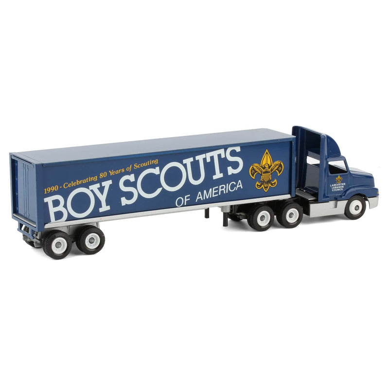 1/64 Boy Scouts of America, 80th Anniversary International Semi Truck & Box Trailer by Winross