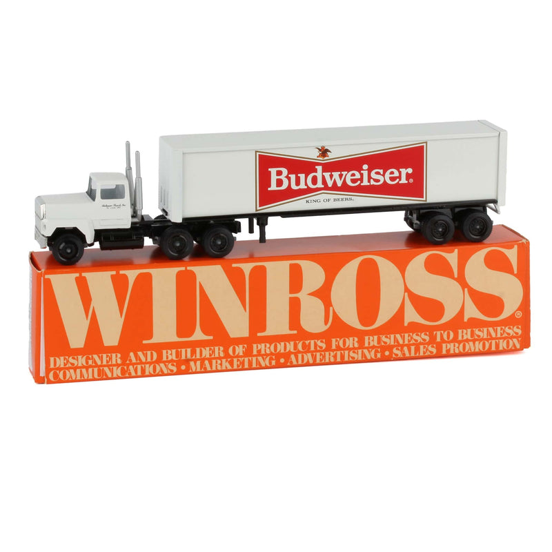 1/64 Budweiser Semi Truck & Box Trailer by Winross