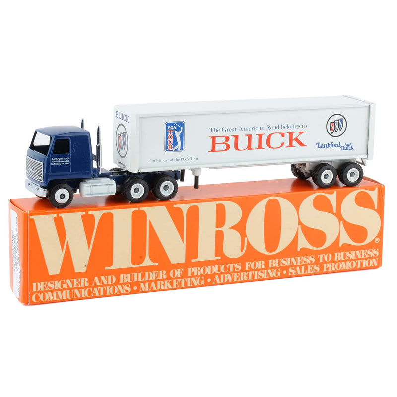 1/64 Lankford Buick Mack Truck & Box Trailer by Winross