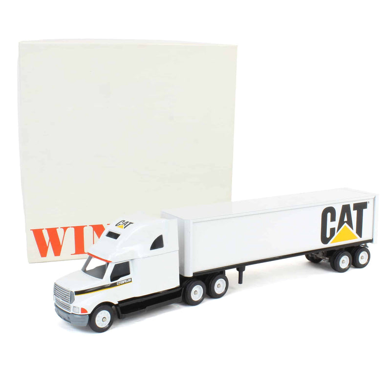1/64 Winross CAT Semi Truck with Box Trailer