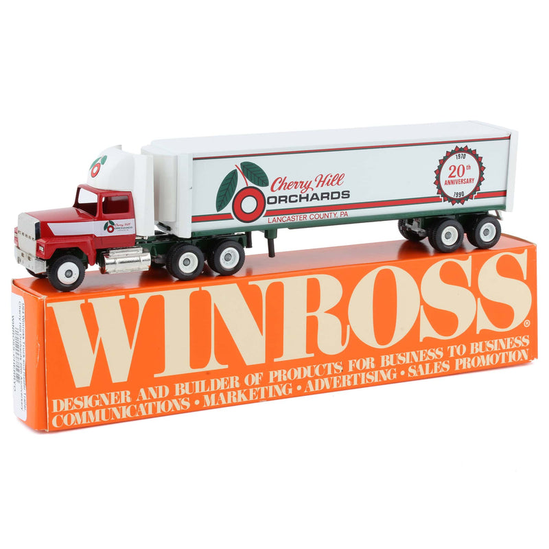 1/64 Winross Truck and Reefer Trailer, Cherry Hill Orchards 20th Anniversary