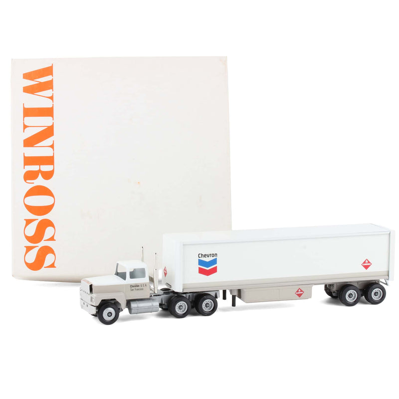 1/64 Chevron Semi Truck & Box Trailer by Winross