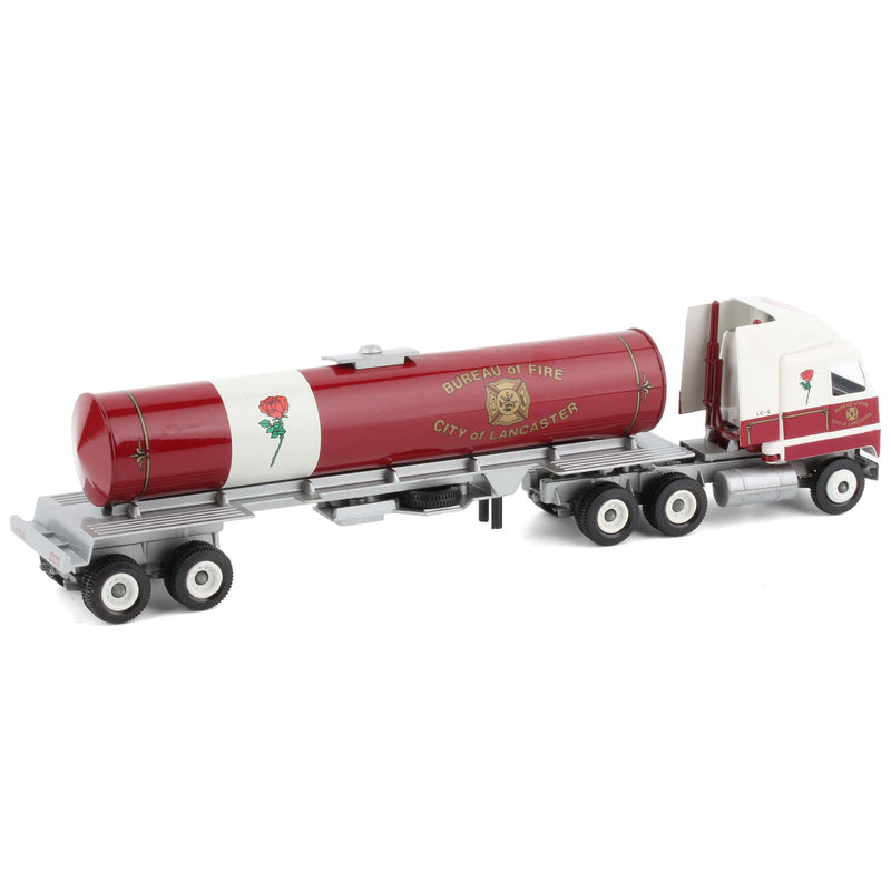 1/64 City of Lancaster, Bureau of Fire Mack Truck & Tanker Trailer by Winross