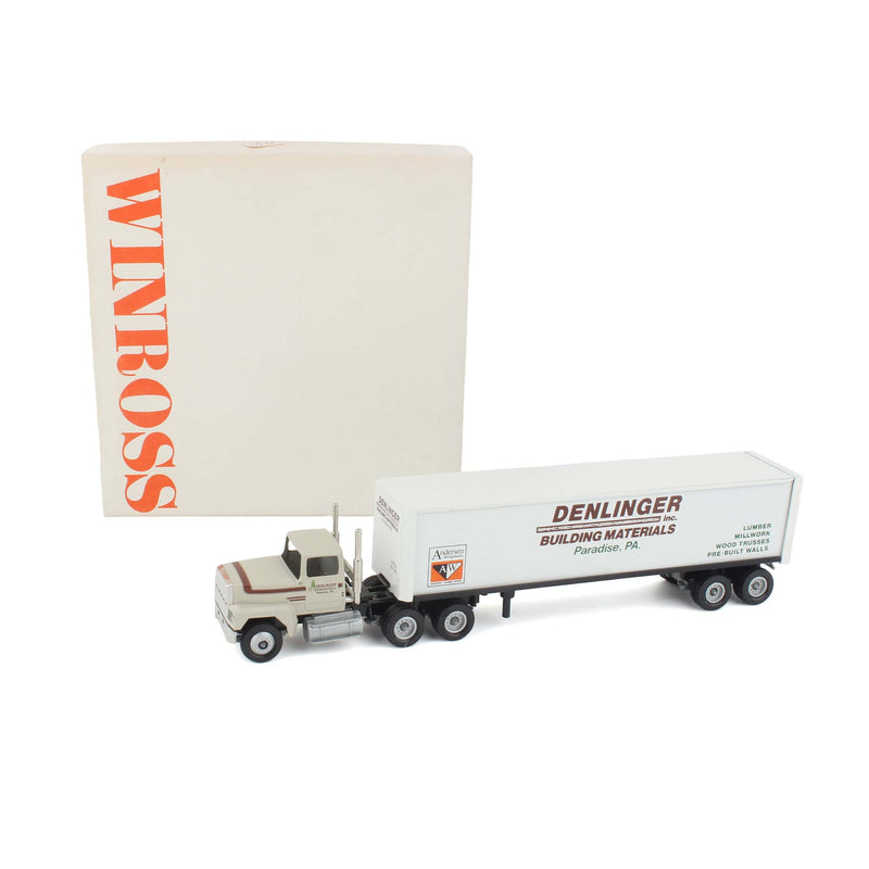 1/64 Denlinger Inc. Building Materials Semi Truck & Trailer by Winross