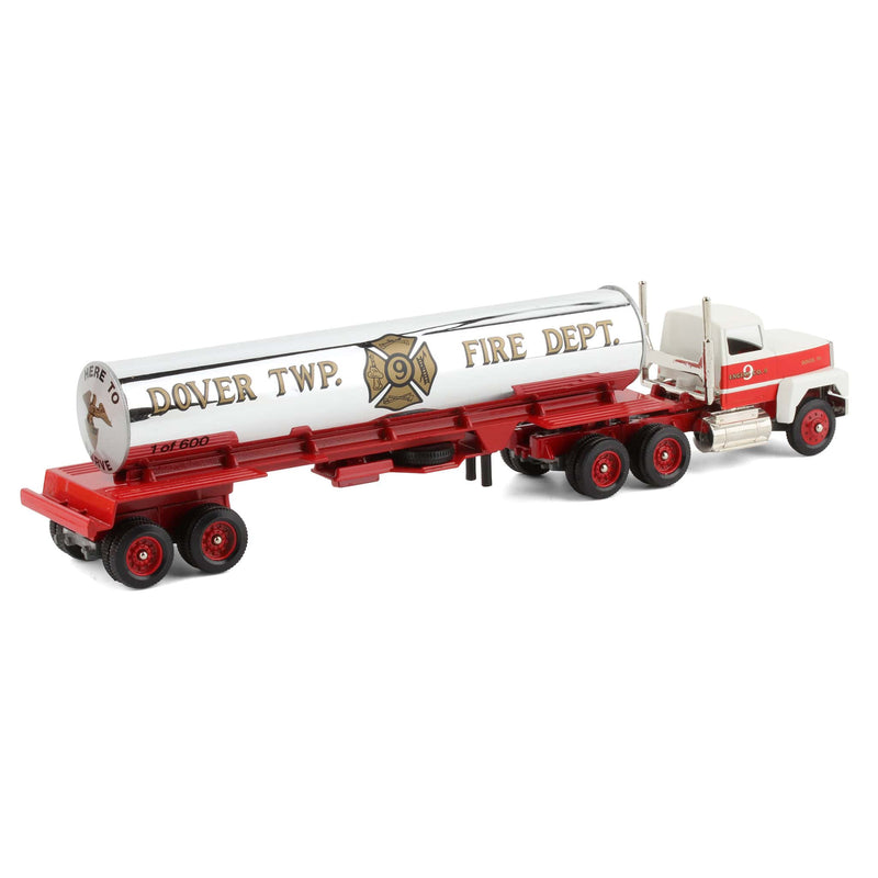 1/64 Dover Township Fire Department Semi Truck & Tanker Trailer by Winross