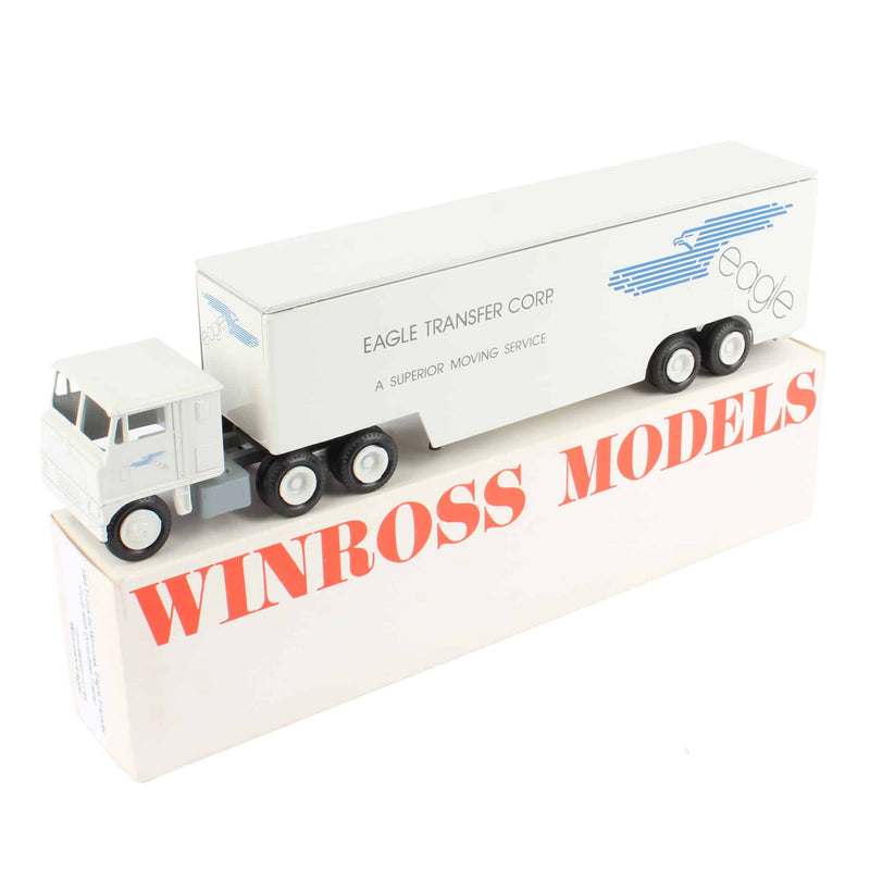 1/64 Truck by Winross, Eagle Transfer Corp with Drop Bed Trailer