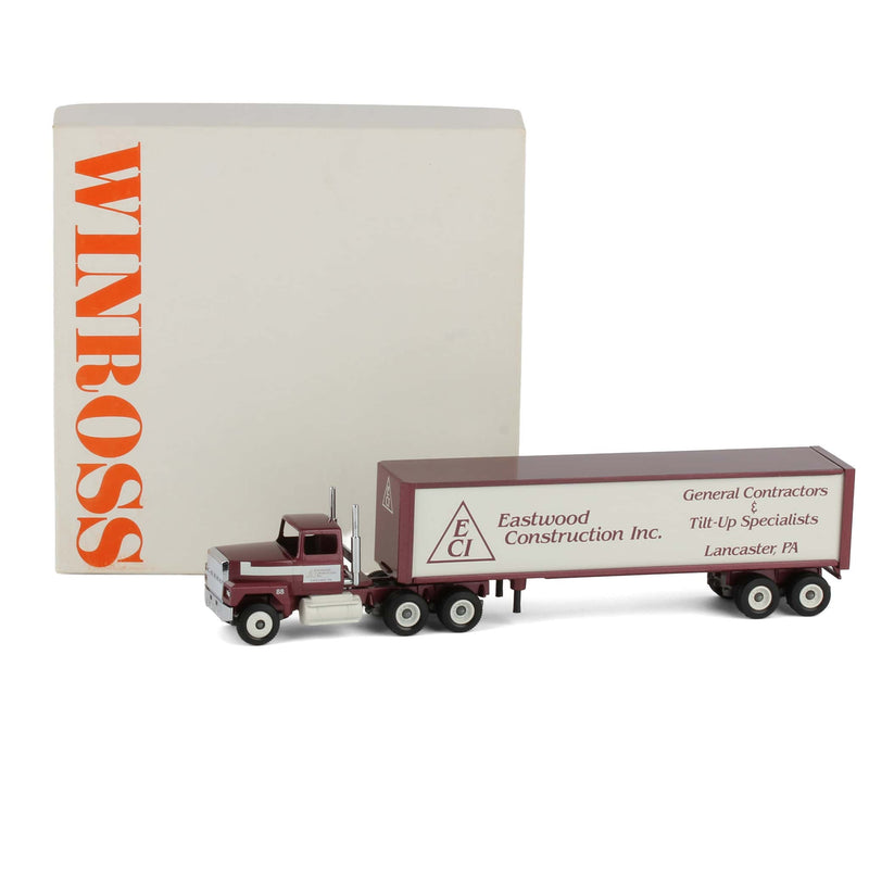 1/64 Eastwood Construction Inc. Semi Truck & Box Trailer by Winross