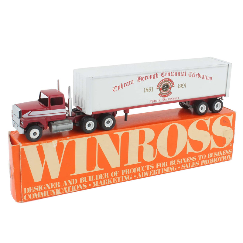 1/64 1991 Ephrata, PA Centennial 100 Year Celebration Semi Truck & Trailer by Winross