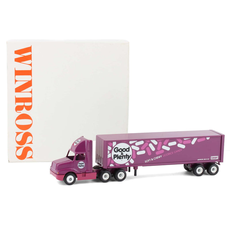 1/64 Good & Plenty International Semi Truck & Box Trailer by Winross