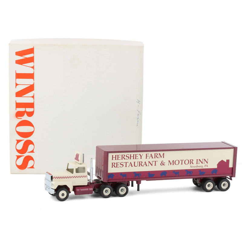 1/64 Hershey Farm Restaurant & Motor Inn, Strasburg, PA Semi Truck & Trailer by Winross