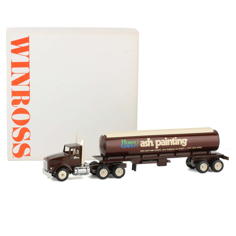 1/64 Horst Ash Painting Kenworth Semi Truck & Tanker Trailer by Winross