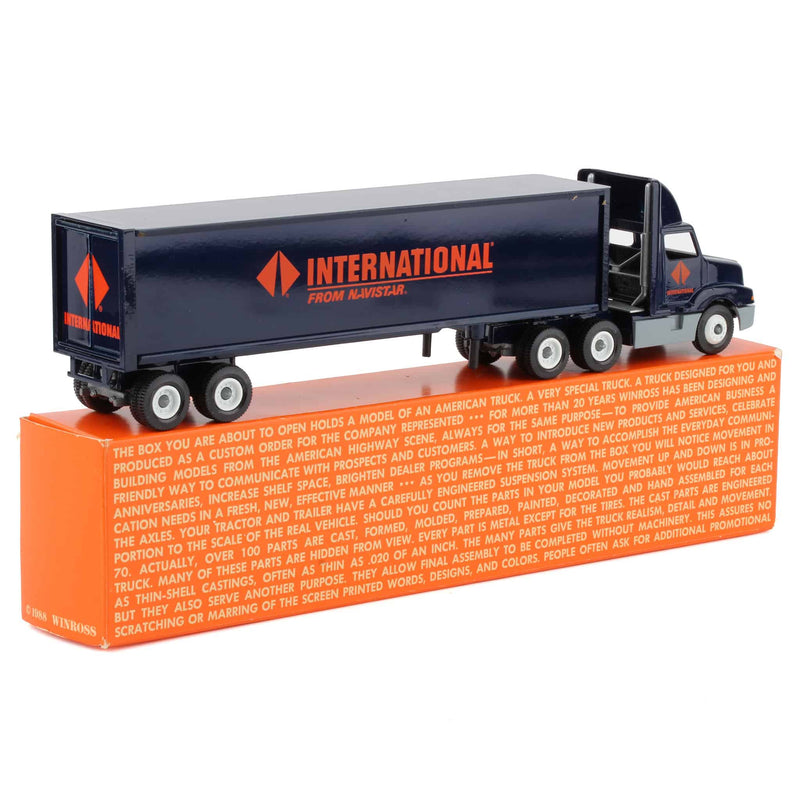 1/64 International from Navistar International Truck & Box Trailer by Winross