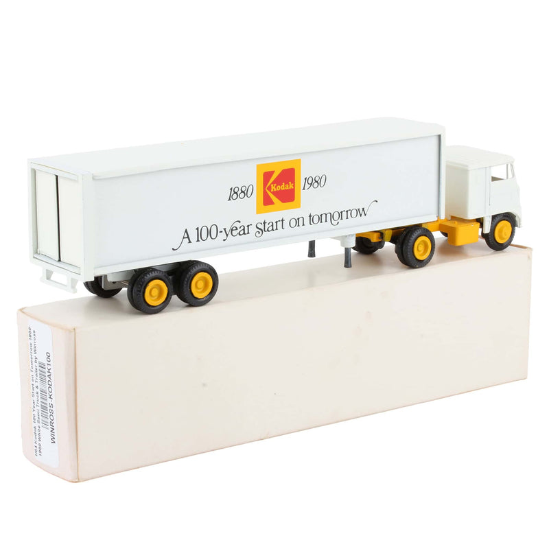 1/64 Kodak 100 Year Start on Tomorrow 1880-1980 White Semi Truck & Trailer by Winross