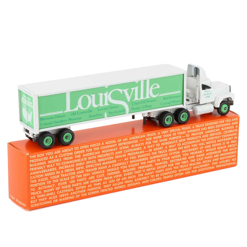 1/64 Louisville March 1990 Semi Truck & Box Trailer by Winross