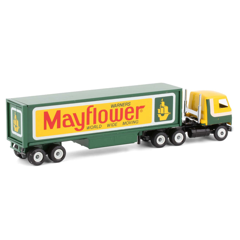 1/64 Winross Cabover Semi Truck with Mayflower Moving Trailer
