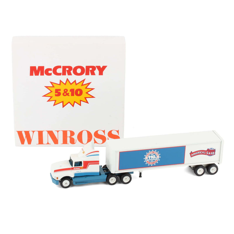 1/64 McCrory Stores 110th Anniversary Semi Truck & Box Trailer by Winross