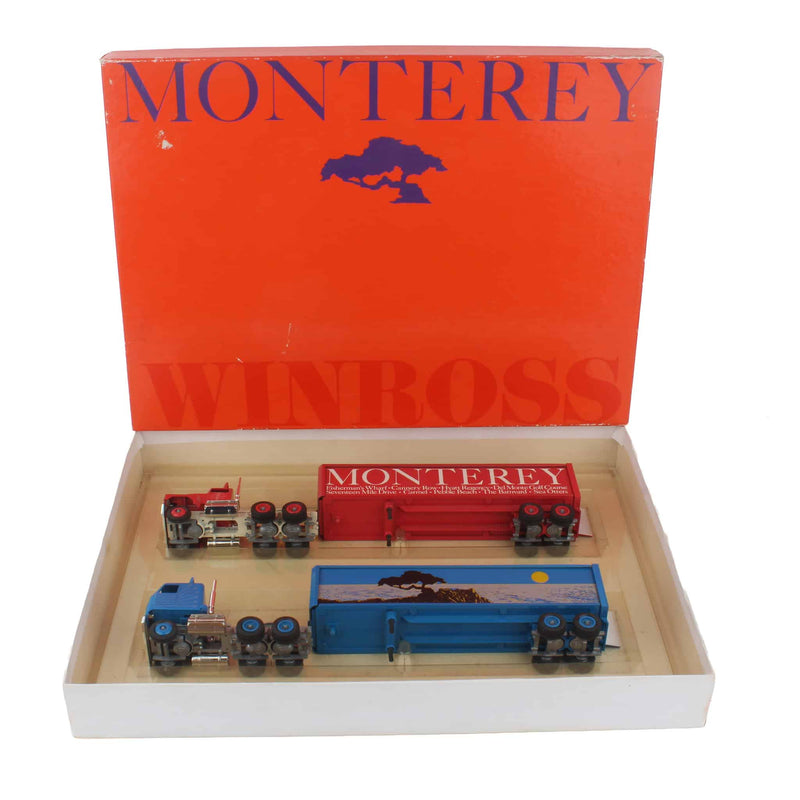 1/64 1/64 Monterey California Semi Truck & Trailer Set of 2 by Winross
