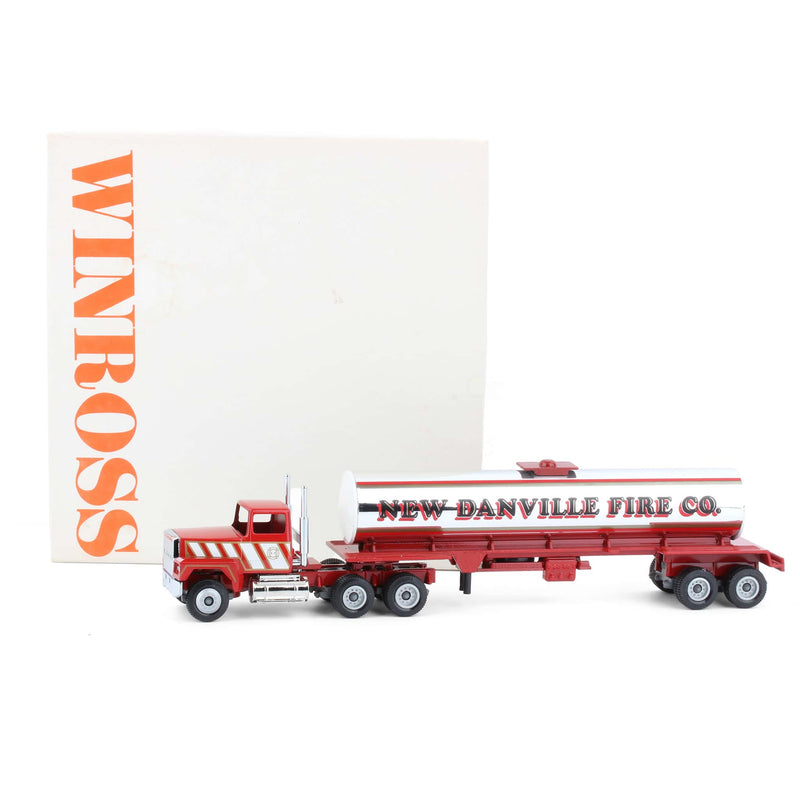 1/64 New Danville Fire Company Semi Truck & Tanker Trailer by Winross