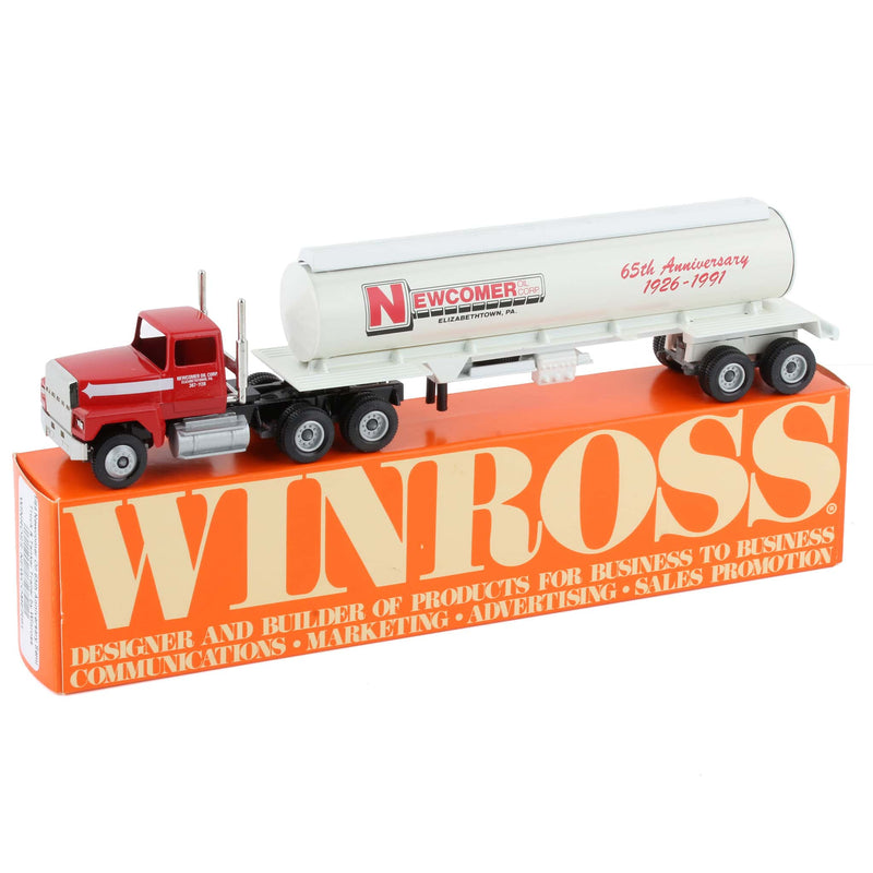 1/64 Newcomer Oil 65th Anniversary Semi Truck & Tanker Trailer by Winross