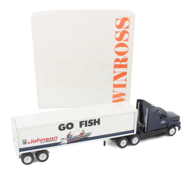 1/64 Outboard Marine Corp Fishing Evinrude & Johnson Semi Truck & Trailer by Winross