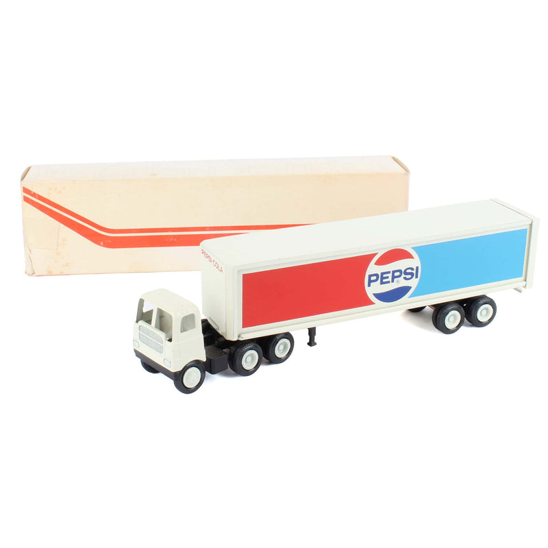 1/64 Truck by Winross, Pepsi Crackerbox Cabover with Box Trailer
