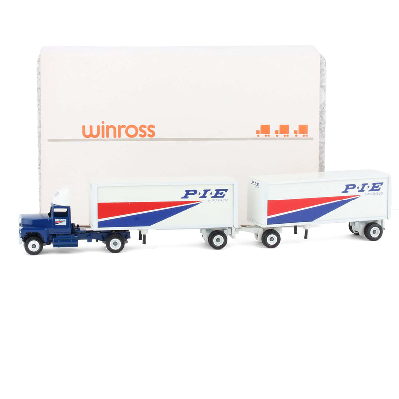 1/64 PIE Nationwide Semi Truck & Double Pup Trailers by Winross