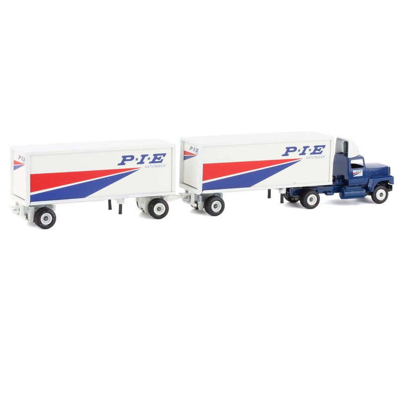 1/64 PIE Nationwide Semi Truck & Double Pup Trailers by Winross