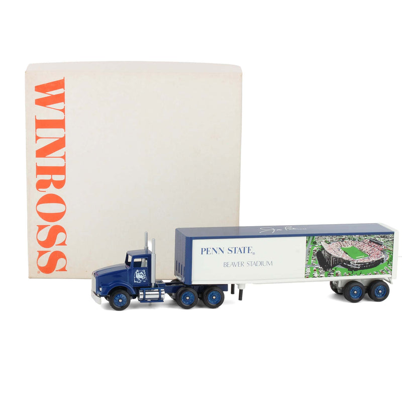 1/64 Penn State, Beaver Stadium Kenworth Semi Truck & Box Trailer by Winross