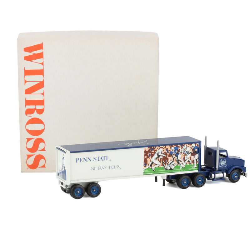 1/64 Penn State, Beaver Stadium Kenworth Semi Truck & Box Trailer by Winross