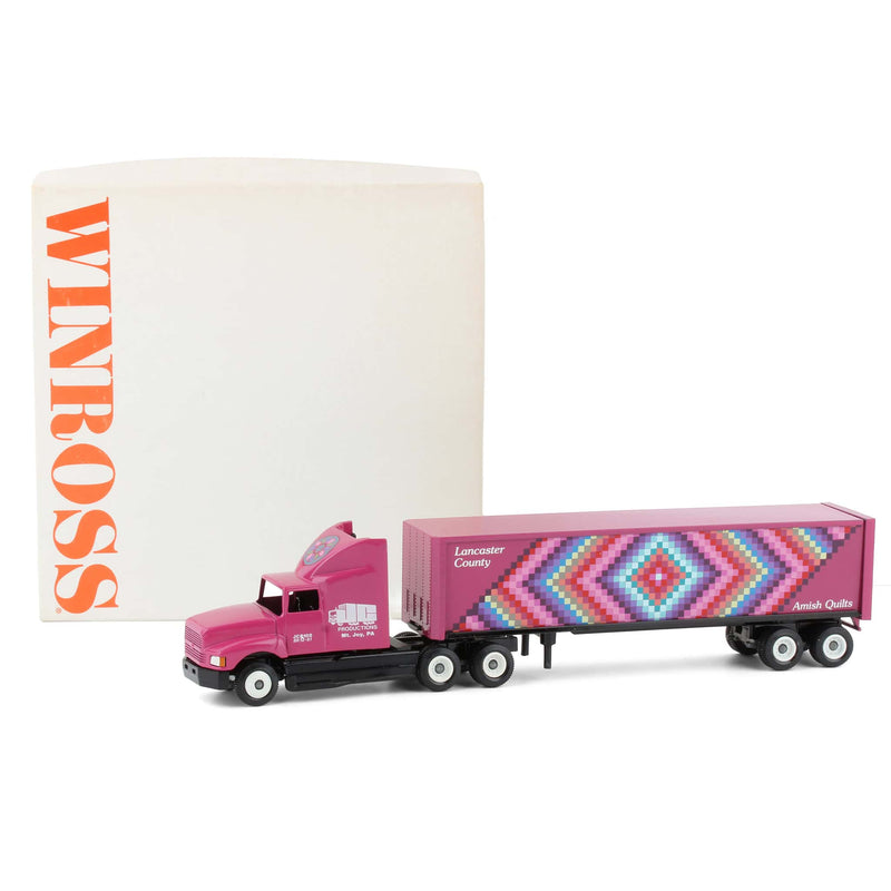 1/64 Amish Quilts, JC Productions,  Lancaster County Semi Truck & Trailer by Winross