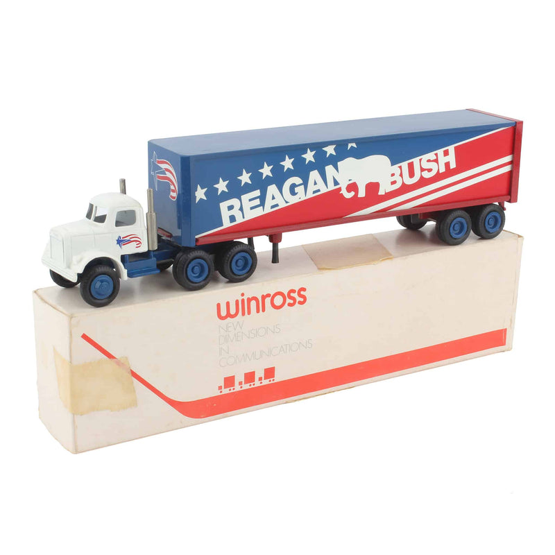 1/64 1984 Ronald Reagan & George Bush Republican Election Semi Truck & Trailer by Winross