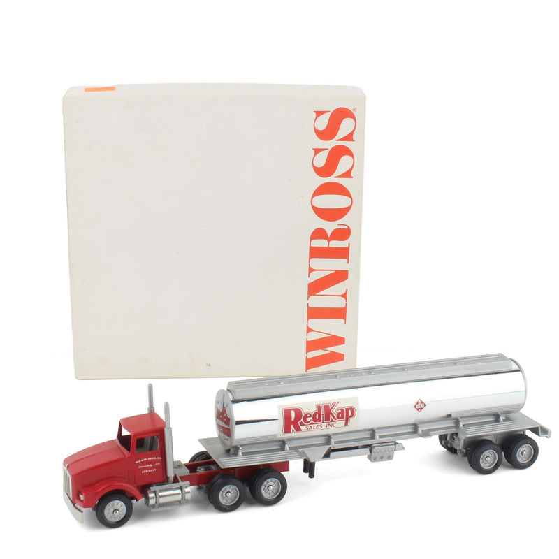 1/64 Kenworth Red Semi with REDKAP Tanker Trailer, National Toy Truck'n Construction Show 2nd Edition by WINROSS