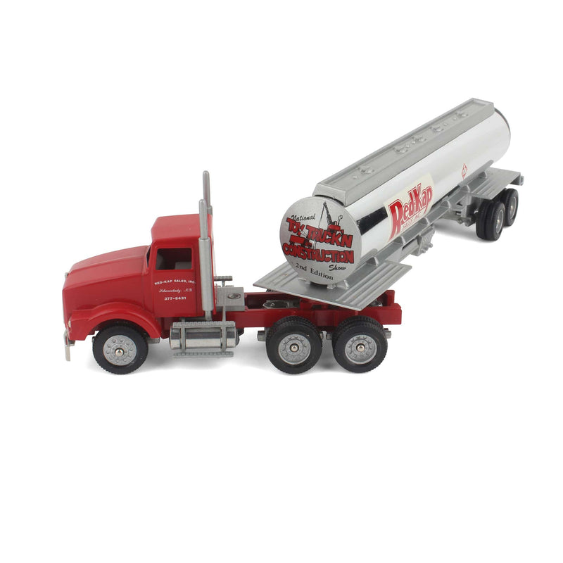 1/64 Kenworth Red Semi with REDKAP Tanker Trailer, National Toy Truck'n Construction Show 2nd Edition by WINROSS