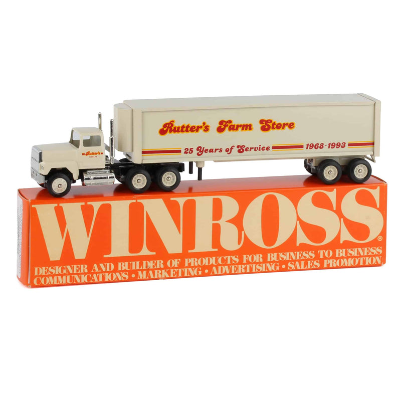 1/64 Rutter's Farm Store 25 Year Anniversary Semi Truck & Reefer Trailer by Winross