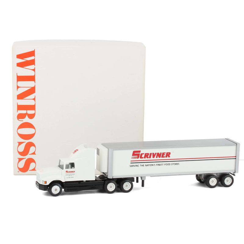 1/64 Scrivner Ford Semi Truck & Reefer Trailer by Winross