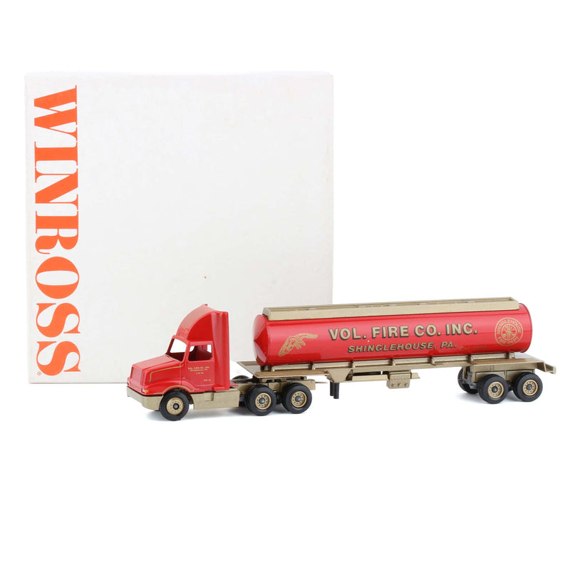 1/64 Shinglehouse PA Volunteer Fire Co Semi Truck & Tanker by Winross