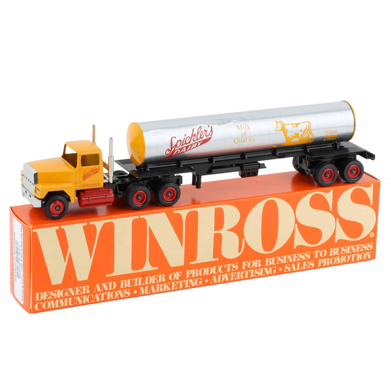 1/64 Spickler's Dairy Semi Truck & Tanker Trailer by Winross