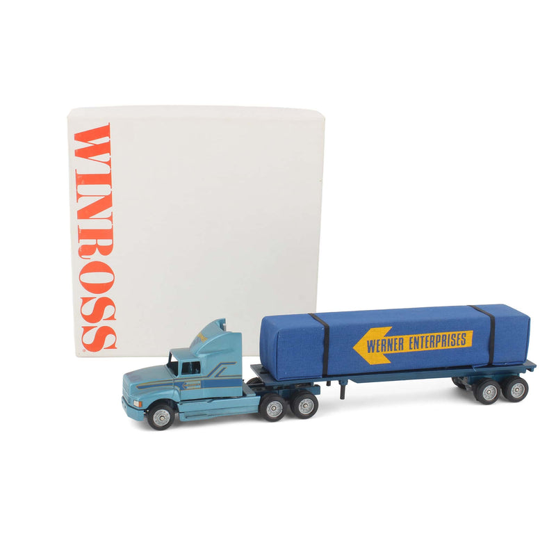 1/64 Werner Enterprises Semi Truck & Covered Load by Winross