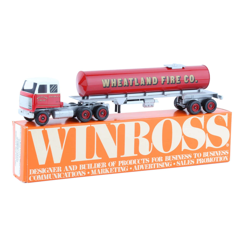 1/64 Winross Metal Truck & Tanker Trailer, Wheatland Fire Co.