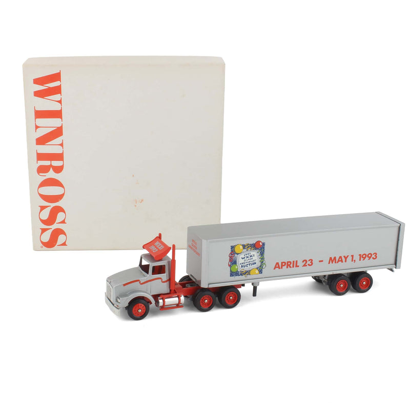 1/64 WXXI Silver Anniversary Auction 1993, Rochester, NY Semi Truck & Trailer by Winross
