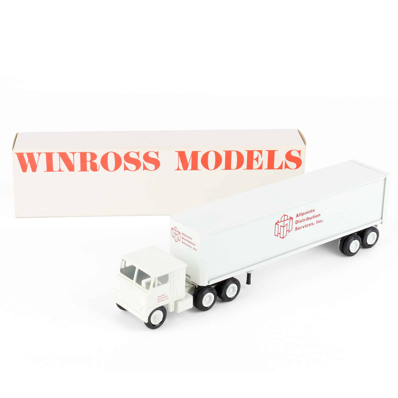 1/64 Truck by Winross, 1984 Allpoints Distribution Services Box Trailer