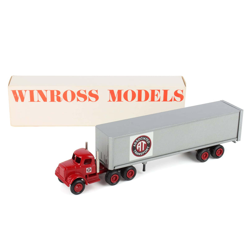 1/64 Truck by Winross, Associated Transport Box Trailer