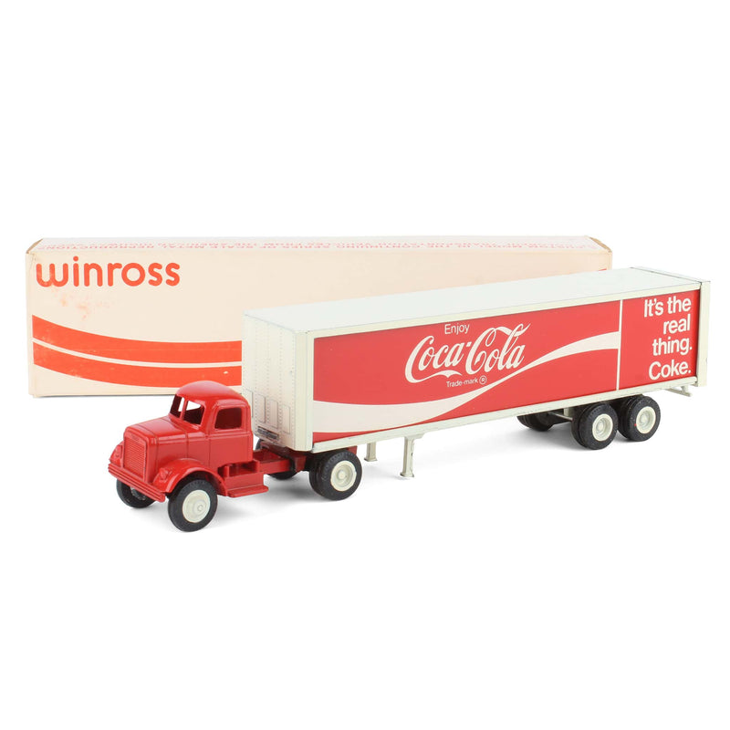 1/64 Truck by Winross, 1973 Coco Cola Box Trailer