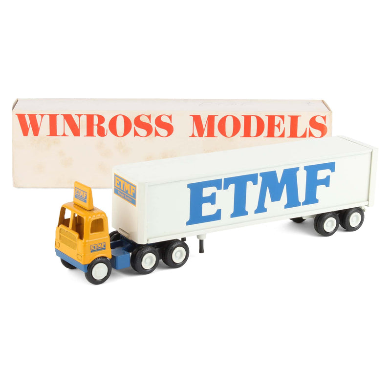 1/64 Truck by Winross, 1982 ETMF Freight System Box Trailer