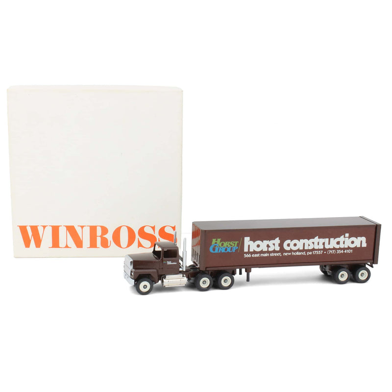 1/64 Horst Construction Truck & Box Trailer by Winross